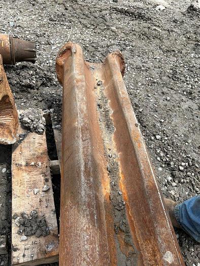 Used 76" Cable Tool Drill Chisel