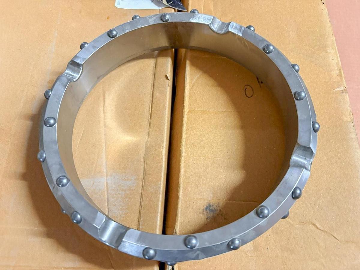 Used 8" HD Dual Rotary Casing Shoe – 28 Ballistic Buttons Assembly - Fluted