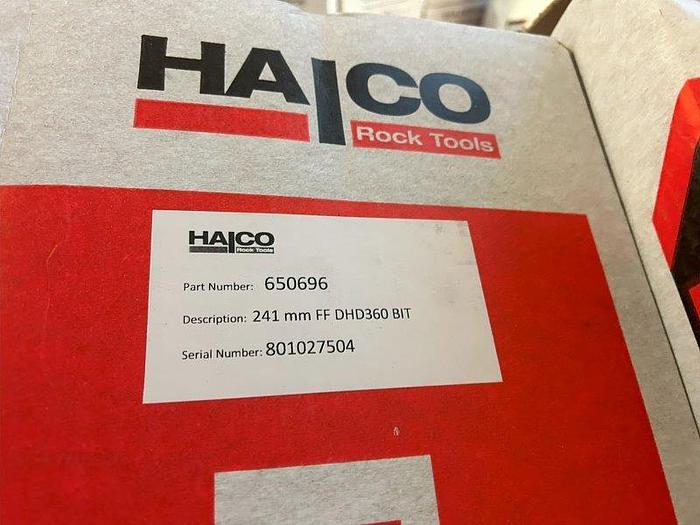 Used Halco (Strickforce6) IR DHD 360 Shank 9-1/2” Head Hammer Bit