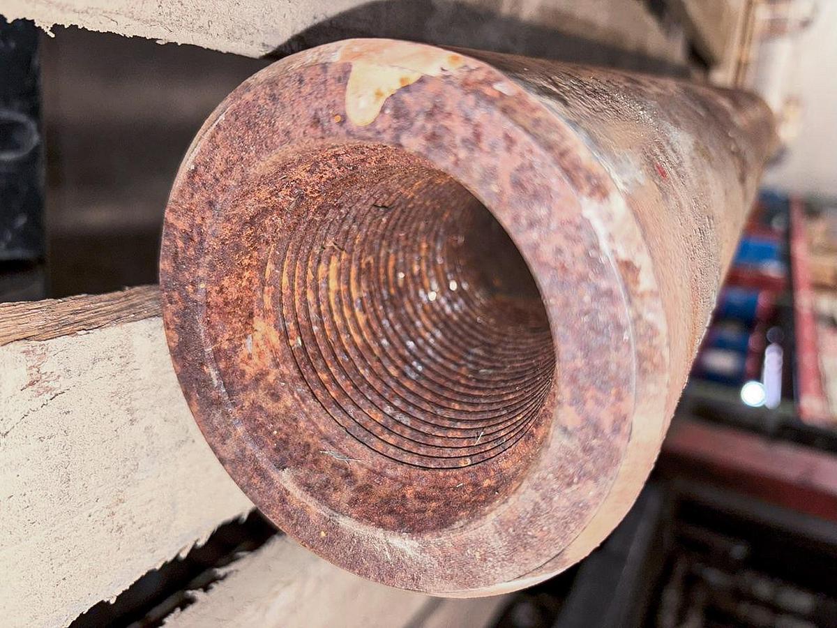 Used 1/5/8" X 2-5/8" Rope Socket for Cable Tool Well Drilling Rig.