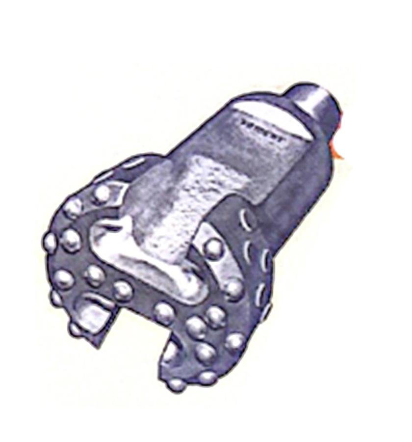 Used Trident SUPREME 8" Flat Face Carbide Button Cable Tool Drill Bit 2-3/4"x3-3/4" Connection
