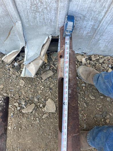 Used Drill Stem with open-side Rope Socket