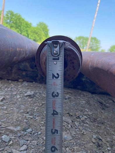 Used 212" Ring Stem Steel Bar Rod for Cable Drill