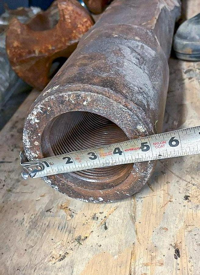 Used Spiral Stabilizer to Run Above 6" Drill Bits on Cable Well Rig String.