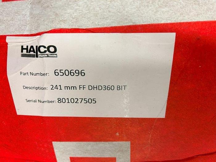 Used Halco (Strickforce6) IR DHD 360 Shank 9-1/2” Head Hammer Bit