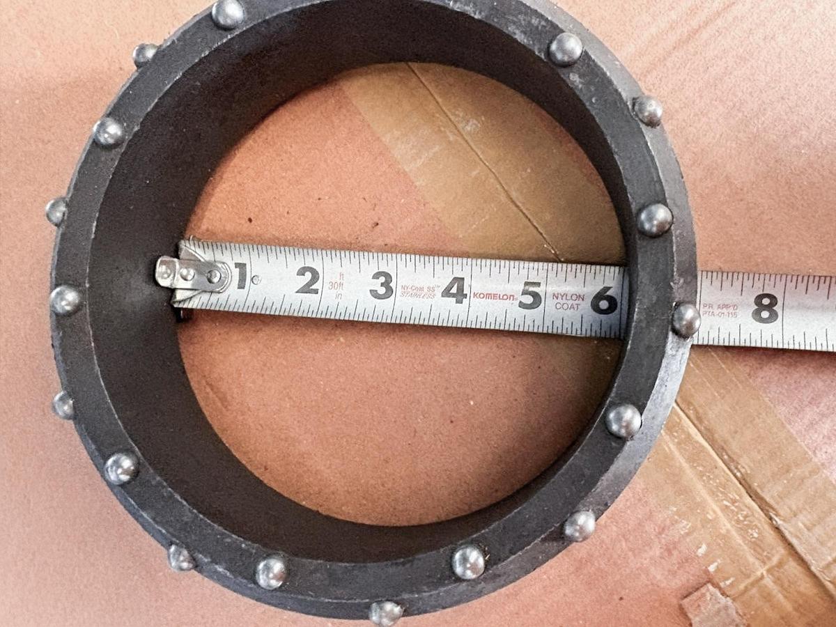 Used 6" Dual Rotary Casing Shoe – 20 Domed Buttons Assembly- Extra Heavy Duty