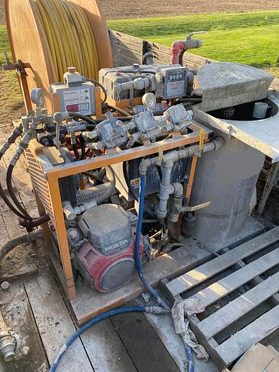 Used 40-500 Grout Pump / Loop Reel 550 / Mid Set Hose Reel Package