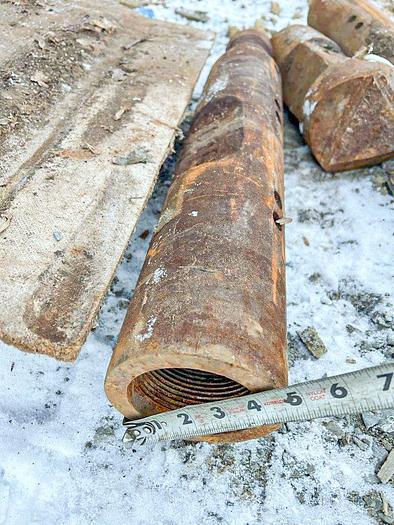 Used 2-1/4" X 3-1/4" Cable Tool Rope Socket, Conventional "Prosser" Style Complete With Fishing Neck.