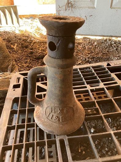 Used Vintage Antique Screw jack for Leveling Cable Tool