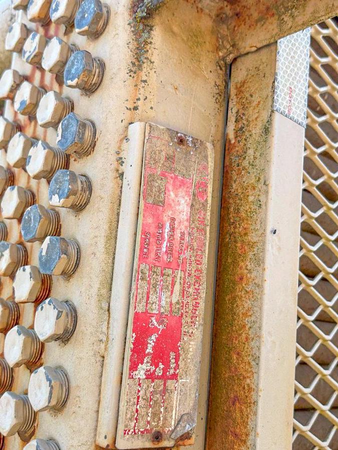 Used Knight KOA-2 4-3/4" Single Stage Horizontal Air Booster Compressor for parts for rebuild (no engine)