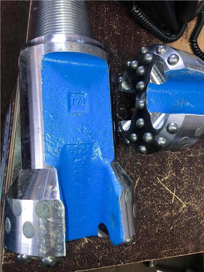 Trident SUPREME 6" Flat Face Carbide Button Cable Tool Drill Bit