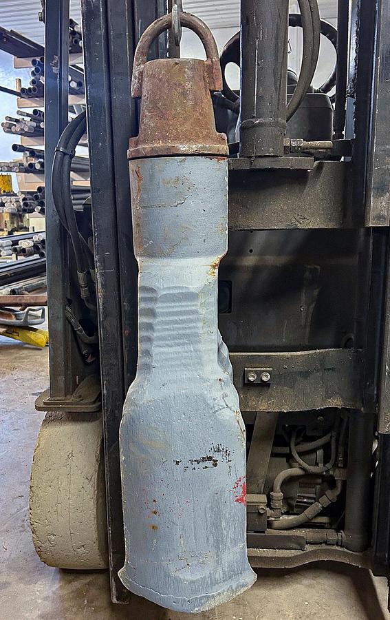 Used 14-1/2" Chisel Bit for Cable Tool Well Drilling Rig.