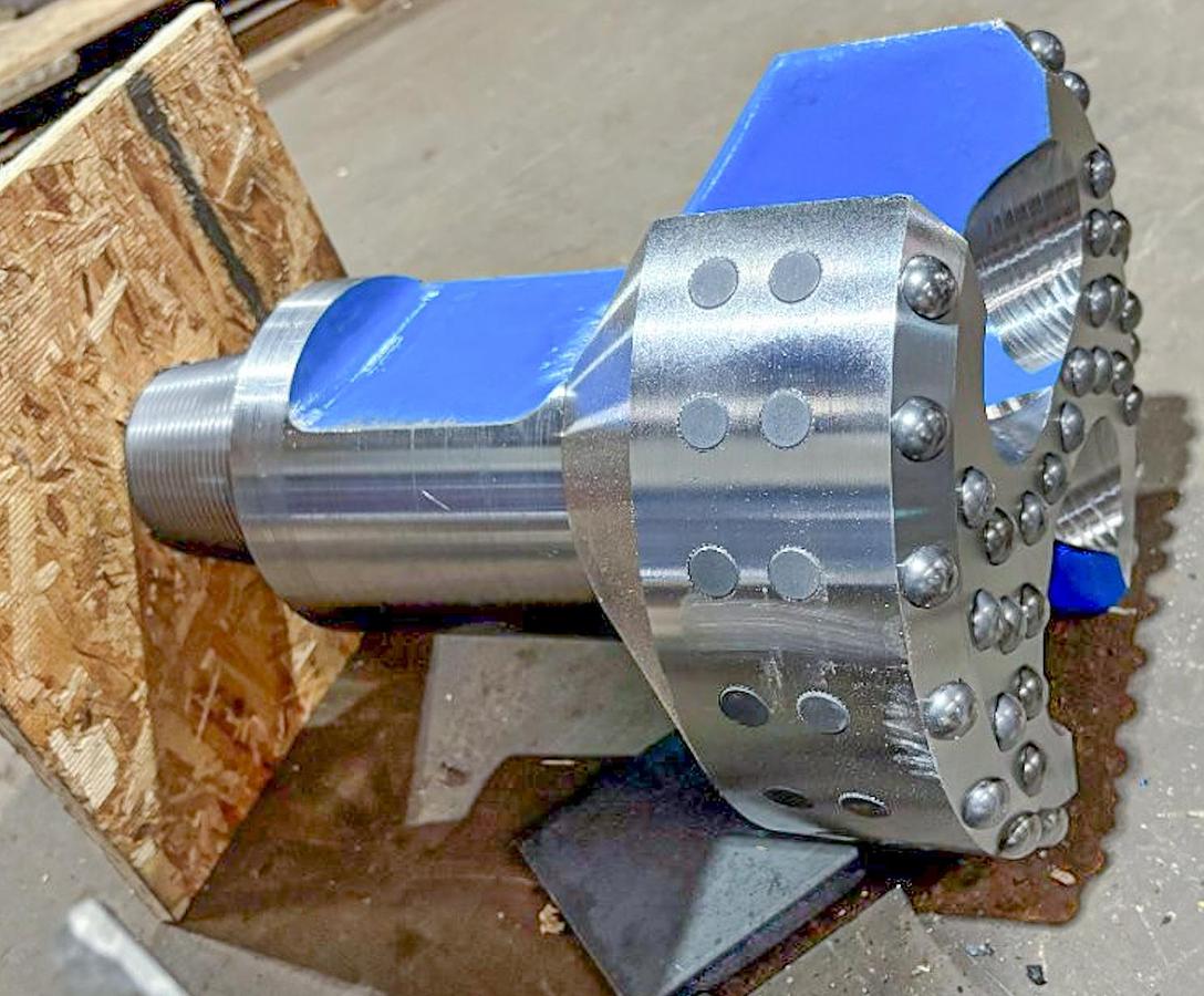 Trident (Winchester Tool) Supreme 9-7/8" Flat Face Button Bit