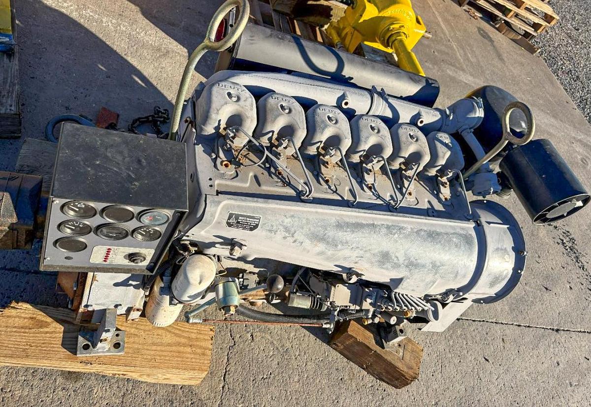 Used Deutz D 914 L06 6-Cylinder Air-Cooled Diesel Engine