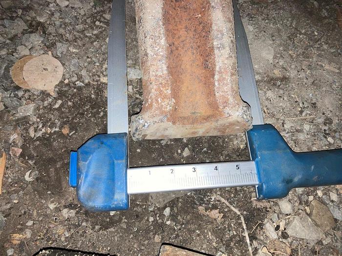 Used 5-3/4" x 26" Carbide Button Chisel Bit