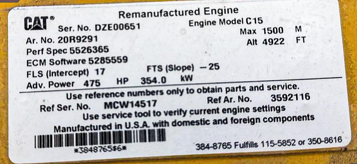 Refurbished Caterpillar