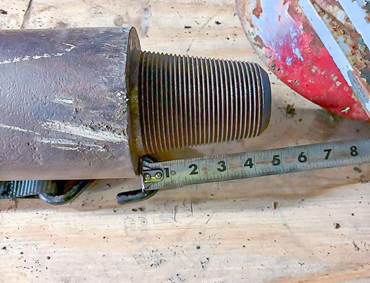 Used Spiral Stabilizer to Run Above 6" Drill Bits on Cable Well Rig String.