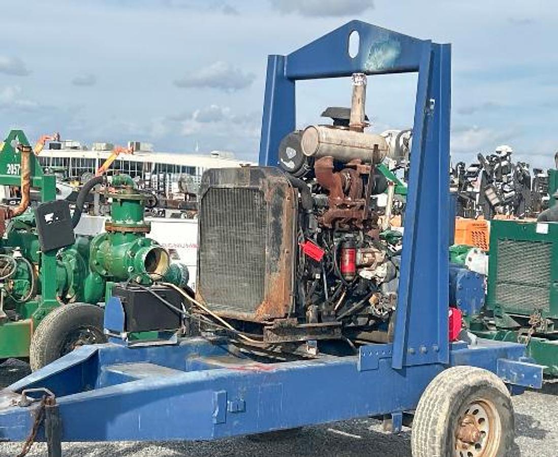 Used John Deere PAGD60-4045T PSO Trailer-Mounted Water Pump