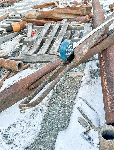 Used 3-1/2" Dart Valve Bailer For Cleaning Wells With Cable Tool Drill Rig Or Pump Hoist Truck.