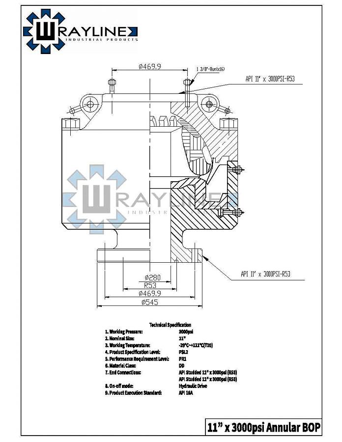 Used Wrayline Accumulator Unit