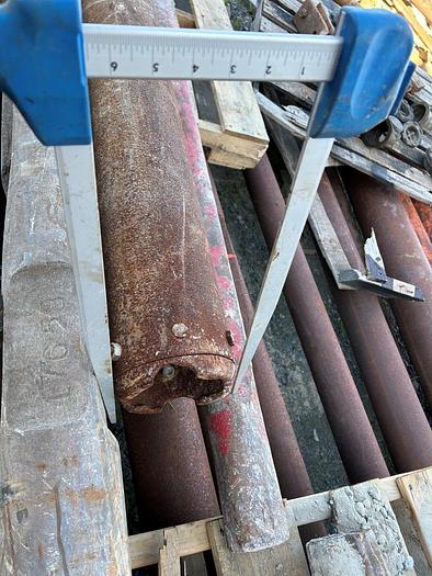 Used 7' Corrugated Bottom Flap Valve Bailer for Cable Tool