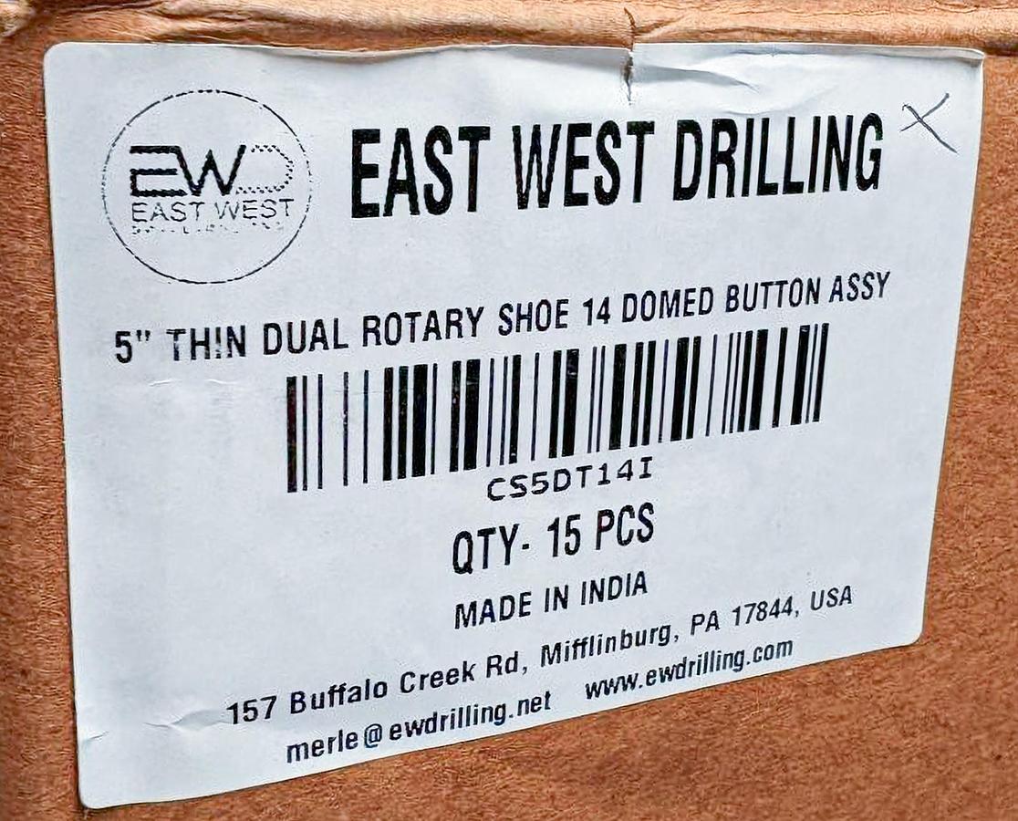 5" Dual Rotary Shoe – 14 Domed Button Assembly