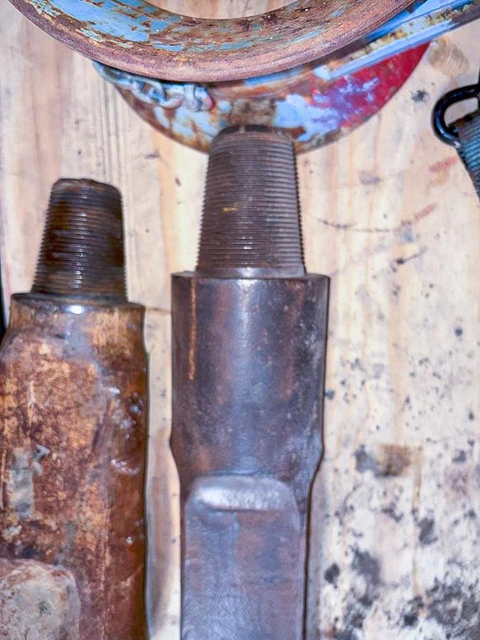 Used Spiral Stabilizer to Run Above 6" Drill Bits on Cable Well Rig String.