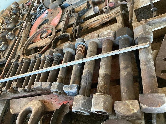 Used Lot of 15 Casing Drive Block Hammer Bolts for Cable Tool