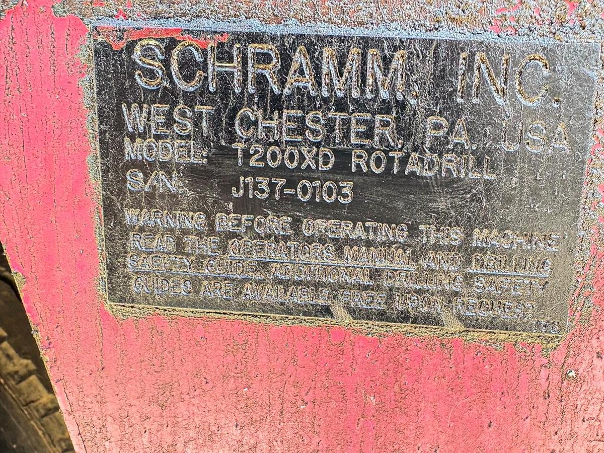 Used 2008 Schramm T200XD Deep Water / Oil & Gas Energy Drill Rig.