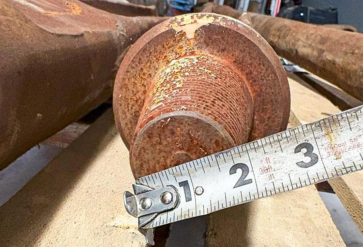 Used J5-3/4" Chisel Bit for Cable Tool Well Drilling