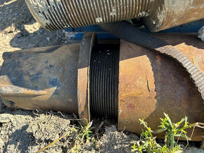 Used 11-3/4" to 12" Twisted Star Cross Chisel Bit for Cable Tool