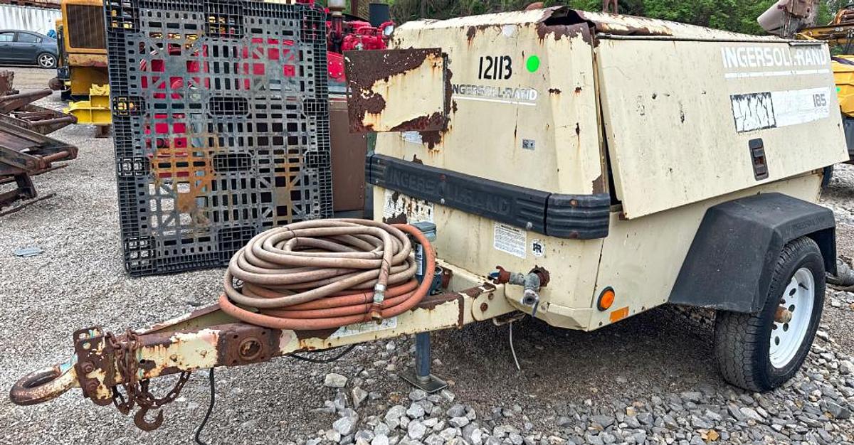 Used 1999 Ingersoll-Rand P185WJD Mobile Air Compressor