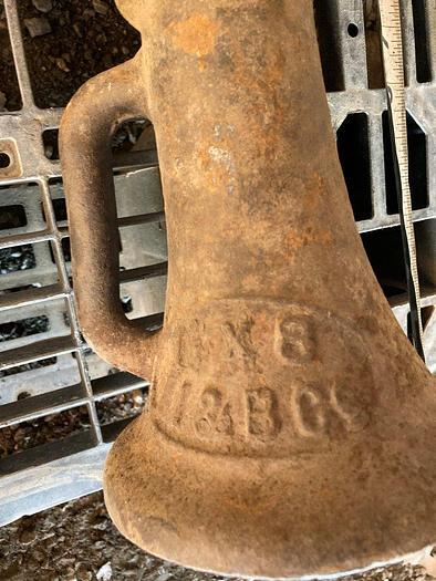 Used Vintage Antique Screw jack for Leveling Cable Tool