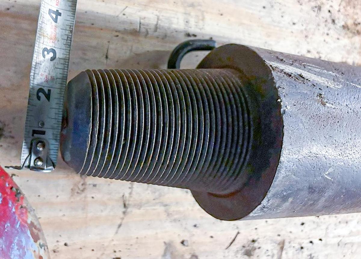 Used Spiral Stabilizer to Run Above 6" Drill Bits on Cable Well Rig String.