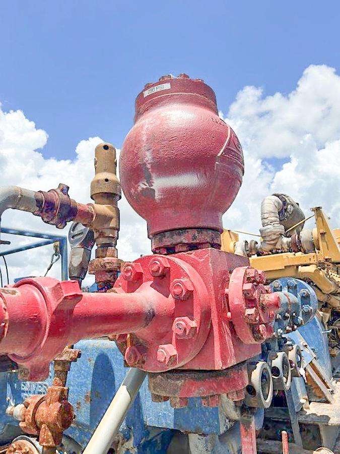 Used Gardner Denver PZ-7 (PZG) Triplex Drilling Mud Pump.