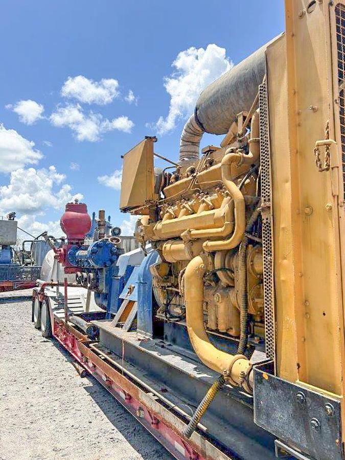 Used Gardner Denver PZ-7 (PZG) Triplex Drilling Mud Pump.