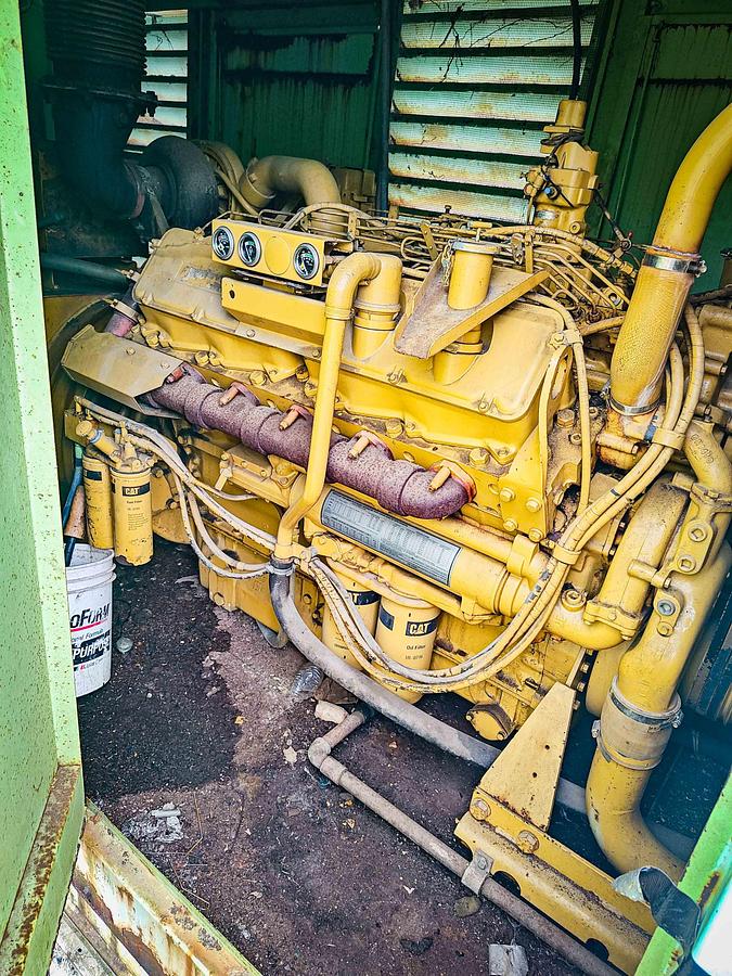 Used Caterpillar powered 500 KW Kato generator
