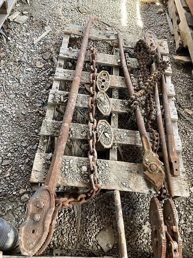 Used Assorted Chain Wrenches Package