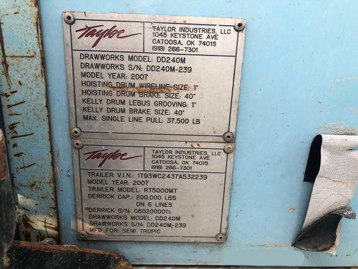 Used 2007 Taylor RT 5000M Drill Rig
