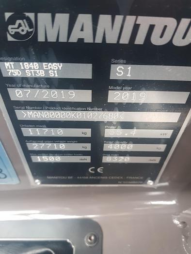 Used MANITOU  MT 1840 - 18 metre