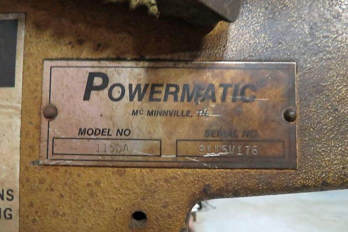 Used POWERMATIC MDL. 1150A DRILL PRESS