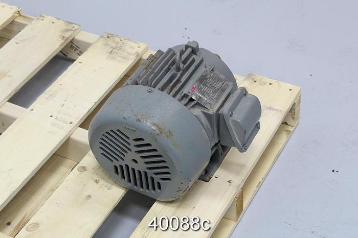 Used ABB B21584157-LDA A/C Motor, 3Hp, 1745 RPM,  230/460 Volts #40088