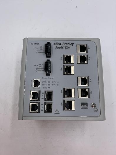 Used Allen-Bradley 1783-MS10T Ser A