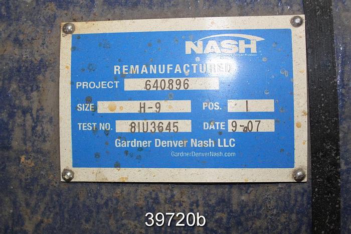 Refurbished Nash H9 Vacuum Pump #39720