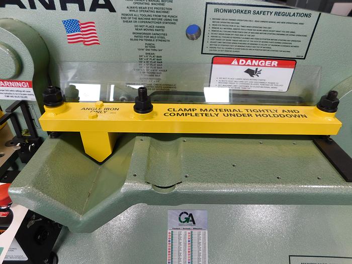 #10400: NEW Piranha P50 Hydraulic Ironworker