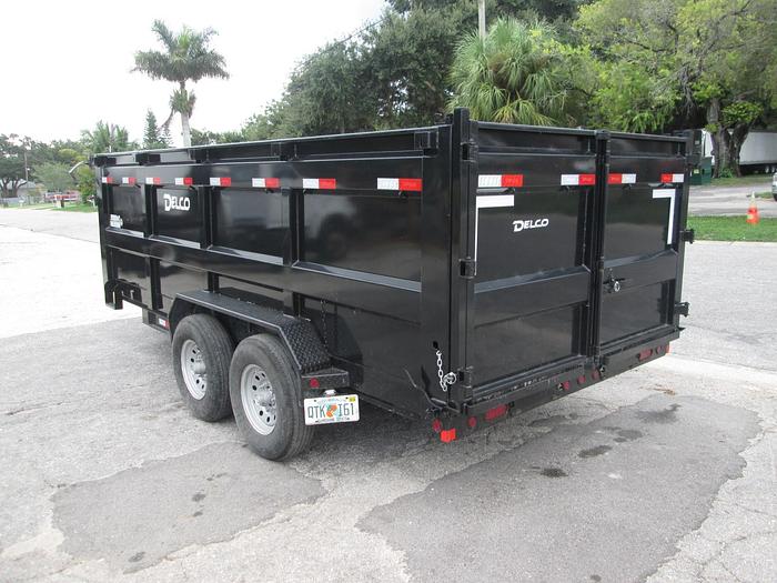 Used 2021 Delco 16' Tandem Axle Dump Trailer