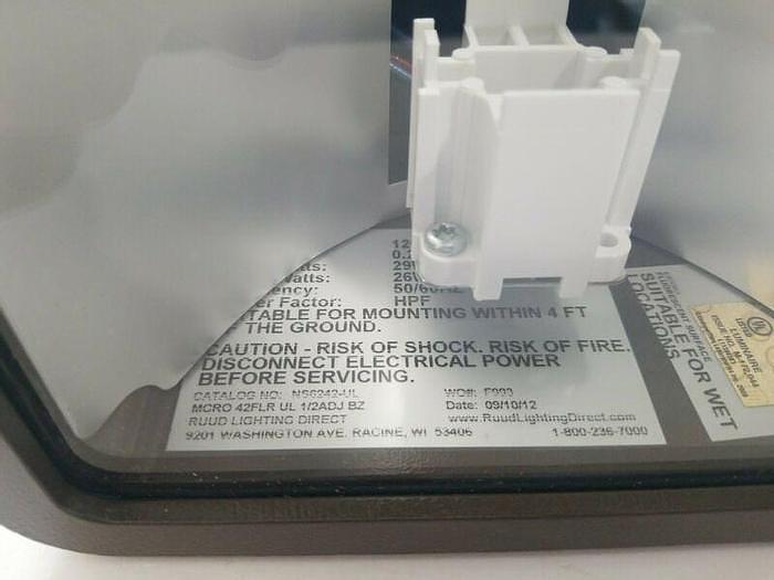 New *NEW IN BOX* Rudd Lighting NS6242-UL MCRO 42FLR UL 1/2ADJ BZ FLOOD  LIGHTING for Sale in New P...