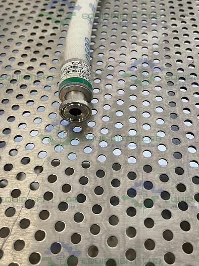 Used Saint Gobain  STHT-W-0500 48" Silicone Hose w/ 1/2" Sanitary to Threaded Fitting