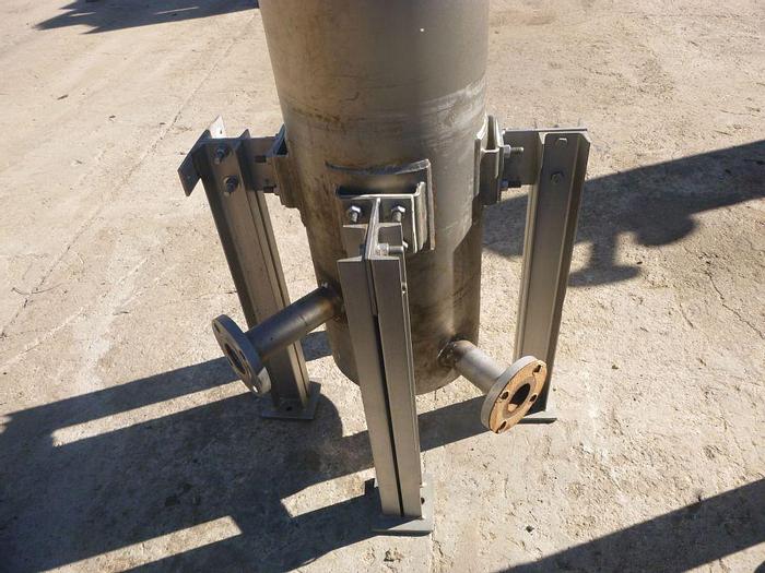 Used Heat Exchanger, Shell & Tube, S/st, 1/2" Tubes, 12" x 72" #S744380