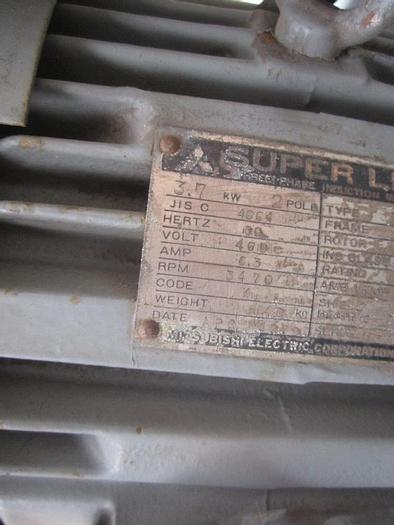 Used Blower, 5 HP, Fan, Turbo, Chugai, 9", 460V, (2) #S739971